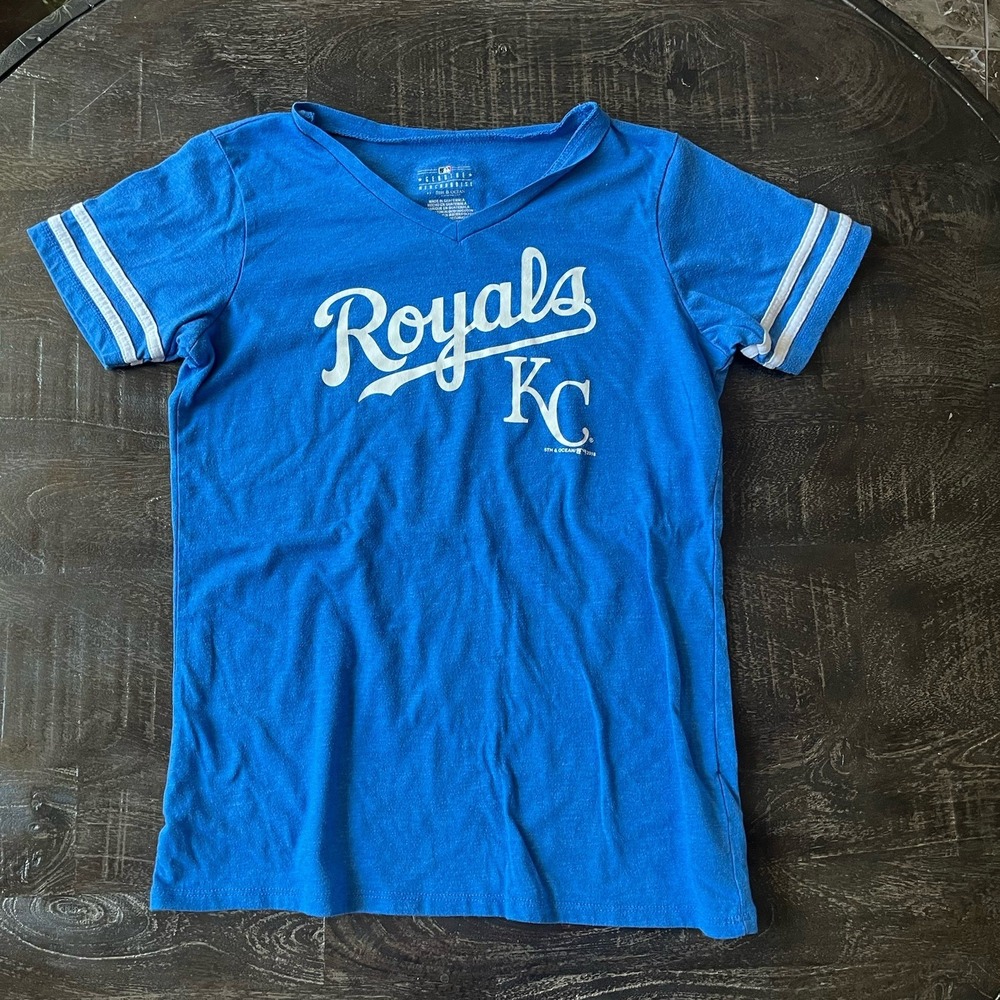 Kansas City Royals MLB T-Shirt Blue Girls XL 14